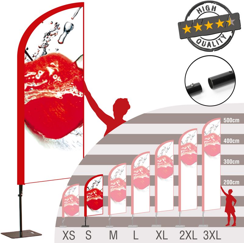 Beachflag Expert Feather SizeS Beachflag Expert Feather SizeS